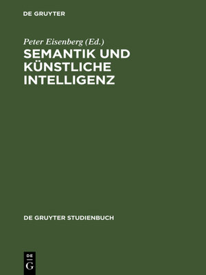 cover image of Semantik und künstliche Intelligenz